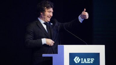 Javier MIlei expuso en el congreso de IAEF 