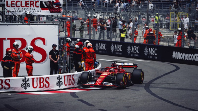 Tercera "pole" de Leclerc y Ferrari en Mnaco