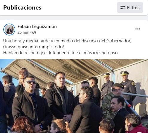 Acto por el 25 de Mayo: qu dijo el vicegobernador luego de que le impidieron a Grasso subir al escenario