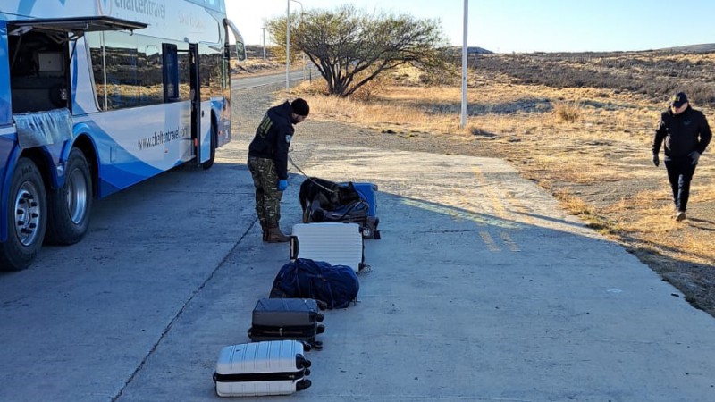 Polica efecta operativo antidrogas durante el fin de semana en El Calafate