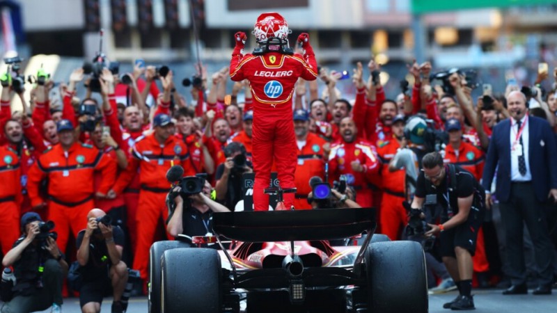 Leclerc brill y gan el Gran Premio de Mnaco