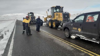 Santa Cruz: ante alerta amarilla por nevadas, habilitaron un grupo de WhatsApp para conocer el estado de las rutas 