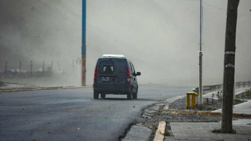 Alerta amarillo por fuertes vientos y lluvias en Santa Cruz (Foto archivo)