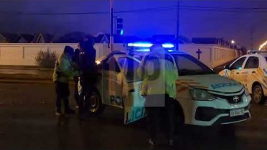 Un hombre detenido tras una persecución policial en la que se constató que manejaba con 3,42 de alcoholemia positiva