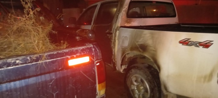 Santa Cruz: le prendieron fuego la camioneta a un minero y sospecha que se debe a cuestiones sindicales  