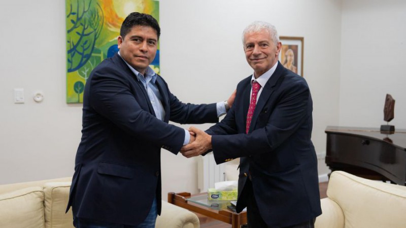 Claudio Vidal recibi al Ministro de Justicia de la Nacin