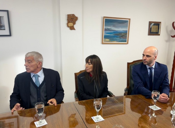 Mariano Cuneo Libarona, Roxana Reyes y Fernando Basanta. Foto: Poder Judicial.&nbsp;