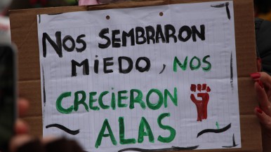 El movimiento de mujeres y disidencias marchó en Río Gallegos en el marco del "Ni una menos"