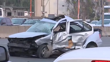 Fatal accidente en Panamericana: chocó, salió despedido del auto y murió