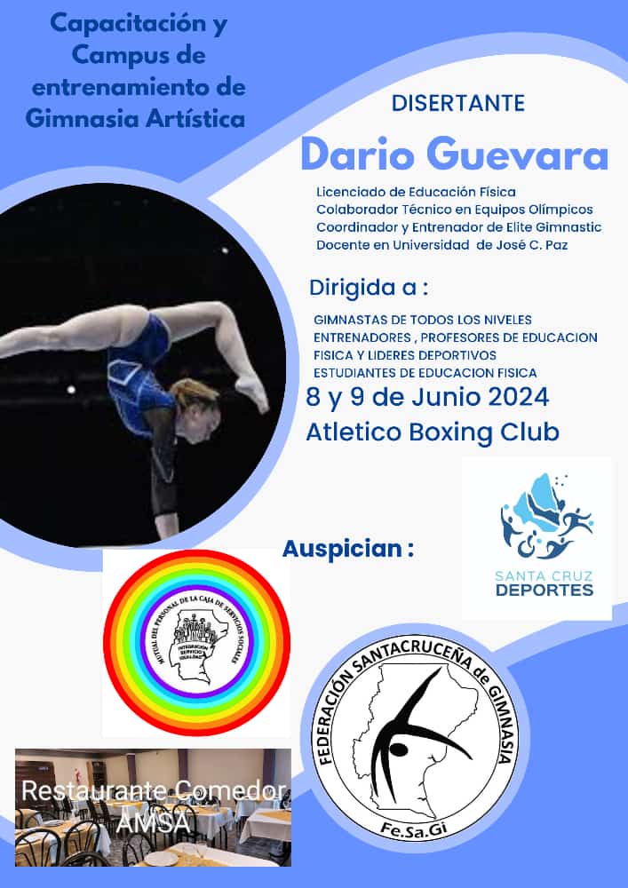 Dictan capacitacin y campus de entrenamiento de gimnasia artstica