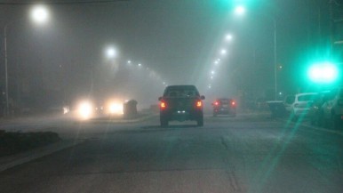 Domingo frío y con bancos de niebla en Río Gallegos 