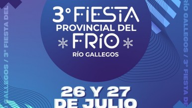 Estos son los artistas de la 3° Fiesta Provincial del Frío