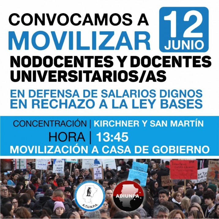 Contra la Ley Bases: cmo ser la movilizacin en Ro Gallegos 