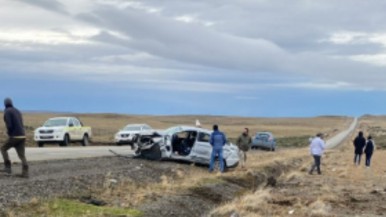 Urgente: un argentino murió luego de volcar en la ruta CH25 de San Gregorio, en Chile, cerca del Paso Integración Austral 