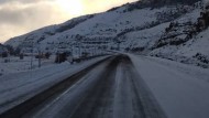 Santa Cruz: las increíbles imágenes de una ruta completamente cubierta por la nieve, cuyo tránsito está restringido 