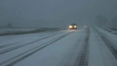 El estado de las rutas en Santa Cruz con temperaturas que alcanzan los -20°