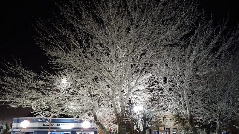 Por fuerte nevada suspenden clases en Piedra Buena y el Calafate.