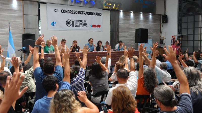 CTERA rechaza el proyecto de ley que limita el derecho a huelga de los docentes