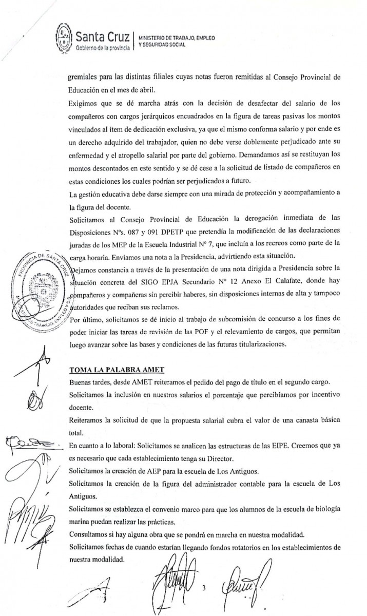 Paritaria docente: cuarto intermedio hasta el 2 de julio 