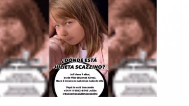 Desesperada búsqueda de una niña de 7 años en Pilar