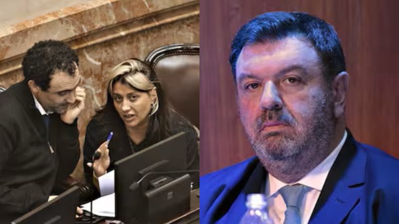 De izquierda a derecha: Jos Mara Carambia, Natalia Gadano y Ariel Lijo. 