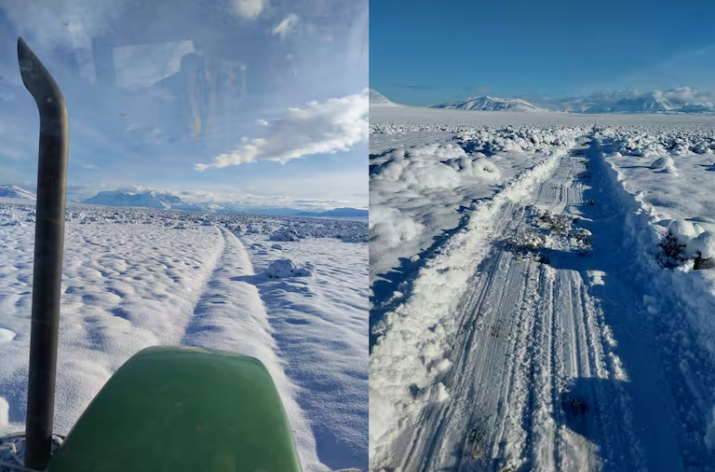 La Patagonia complicada por la nieve y en Santa Cruz se confirm una muerte por hipotermia