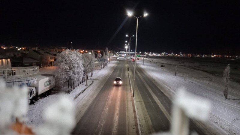 Qu dice el pronstico por nevadas para Ro Gallegos para maana domingo 