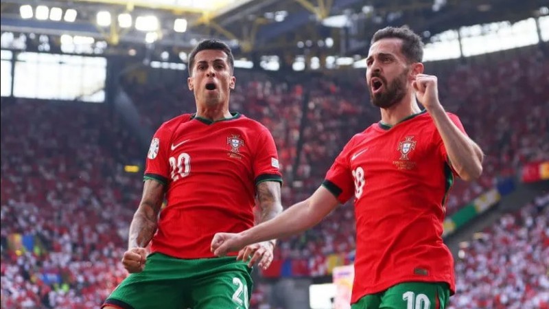 Video: los goles de Portugal contra Turqua  que le permitieron clasificarse a octavos 