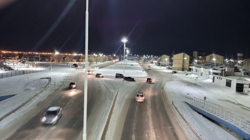 Las heladas continan en Ro Gallegos