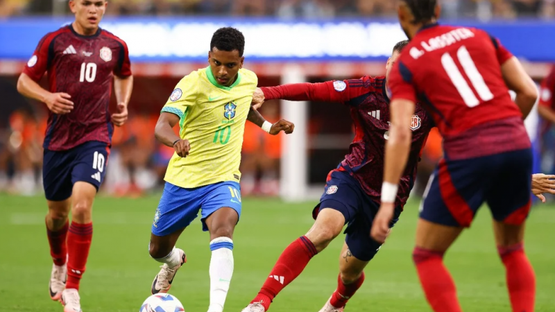 Brasil y un pobre empate con Costa Rica. Foto NA: Jessica Alcheh-USA TODAY Sports.