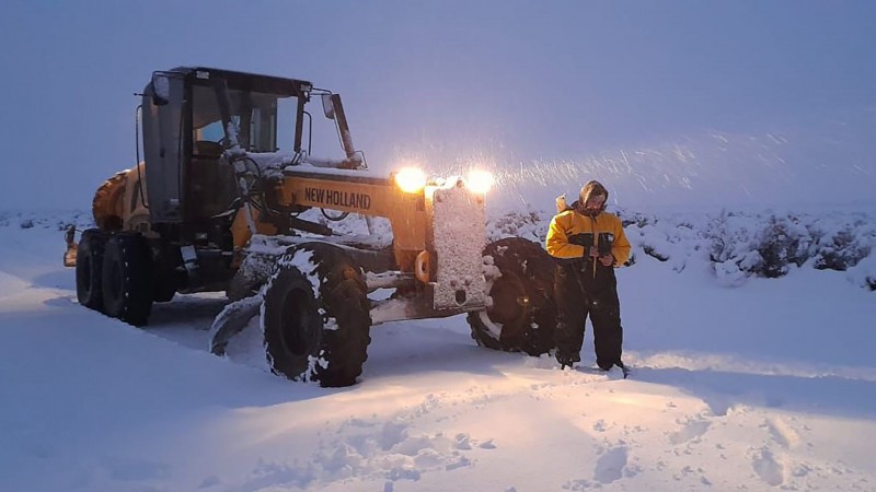 El gremio de Viales insiste con declarar la emergencia vial por las fuertes nevadas en la Patagonia 