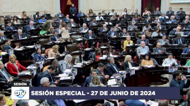 Video en vivo: comenzó la sesión por Ley Bases y Paquete Fiscal 