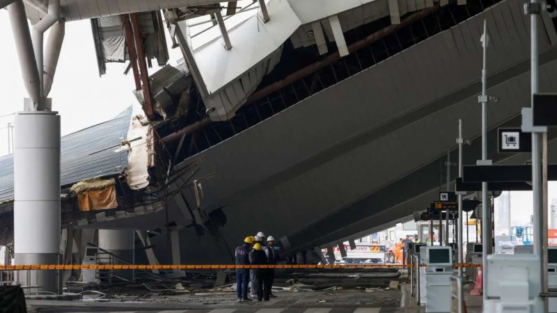 Se derrumb el techo en el aeropuerto de Nueva Delhi: un muerto