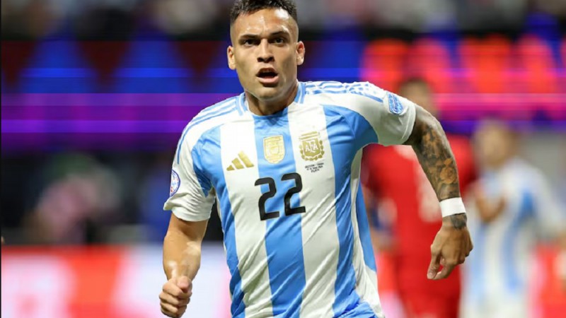 Lautaro Martnez anot en las dos presentaciones de la seleccin argentina en lo que va de la Copa Amrica: sera titular