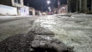 Al frío, se le sumó el viento: el clima en Río Gallegos, con calles congeladas y el alerta para Santa Cruz 