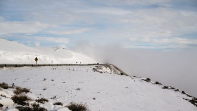 La nieve se verá en gran parte de la provincia. 