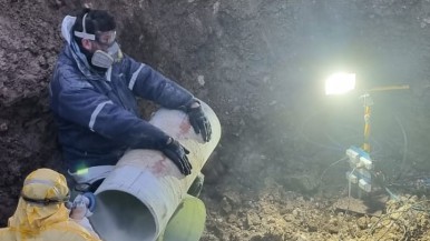 Deberán reparar el acueducto para que retorne el agua en san Julián (Foto archivo) 