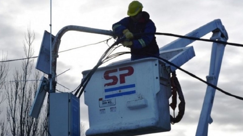 El corte de energa afect varios barrios. 