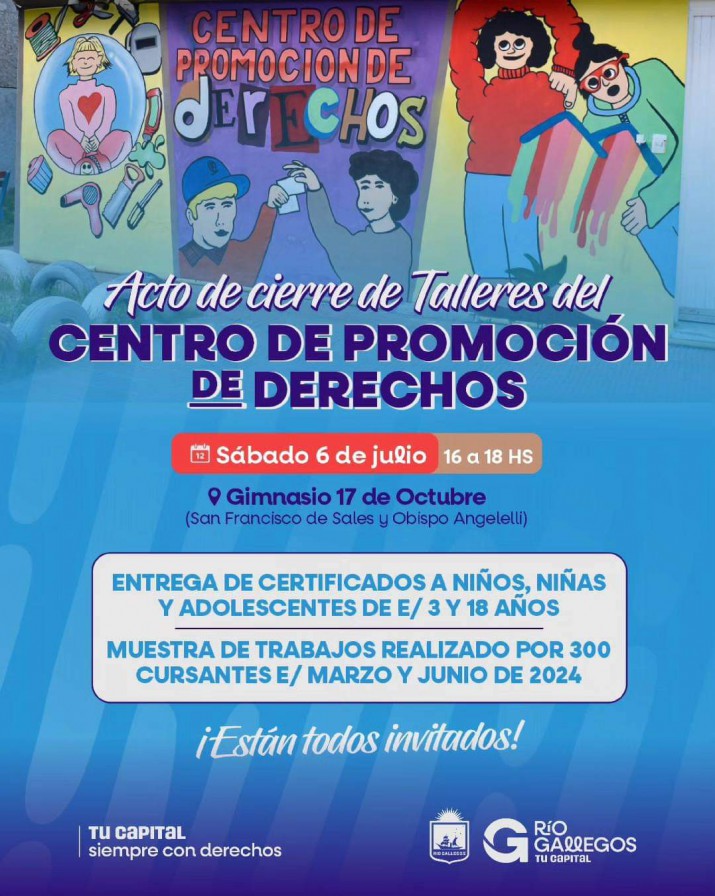 Cierran los talleres del Centro de Promocin de Derechos