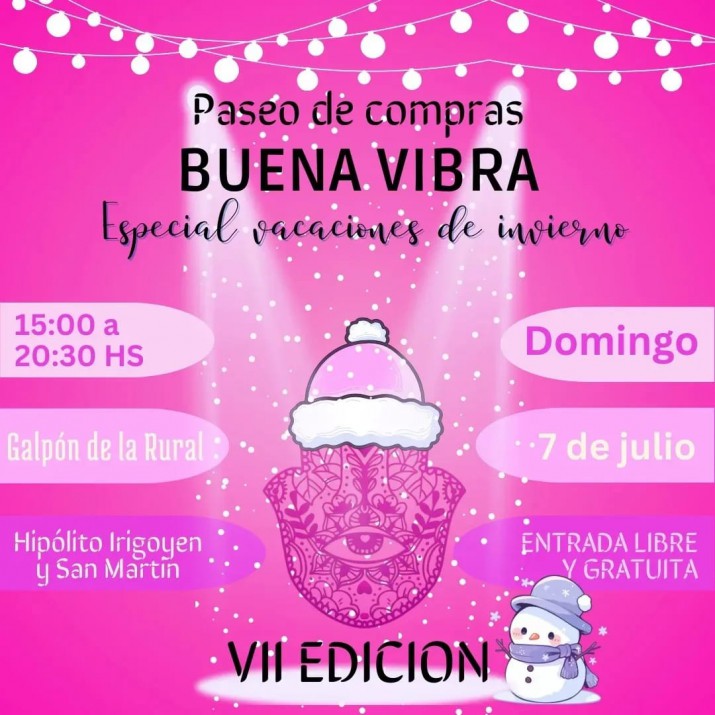 "Buena Vibra" empieza las vacaciones con una feria especial llena de novedades