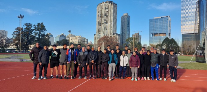 Atleta de Ro Gallegos en un "Campus" en el CeNARD