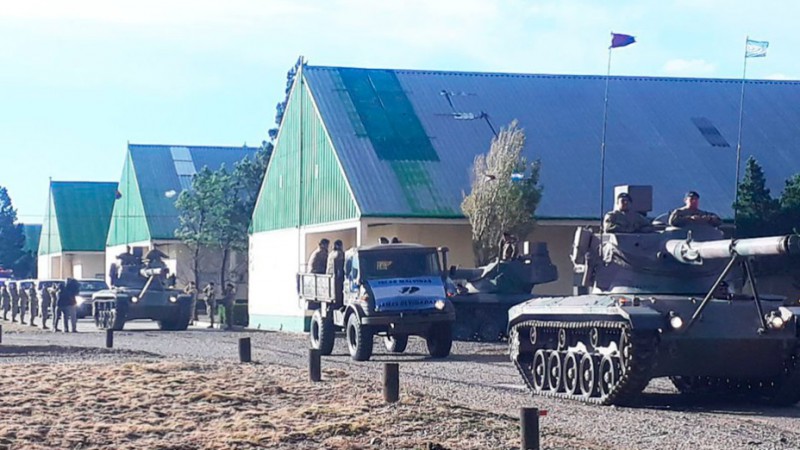 En Deseado se encuentra el Regimiento de Caballera de Tanques. (foto archivo)