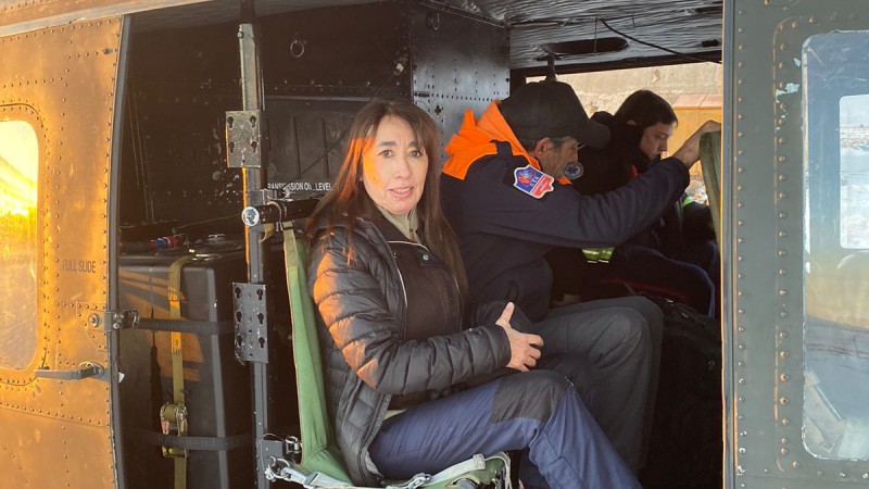 La Diputada Nacional Roxana Reyes Particip  en Misin de Rescate del Ejrcito  en Santa Cruz