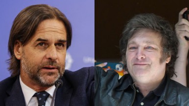 Lacalle Pou criticó a Milei por el faltazo 