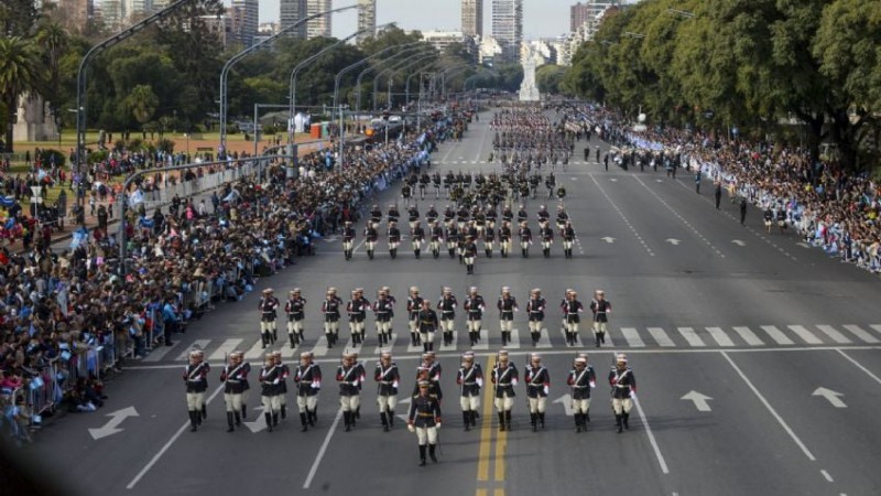 Cmo ser el desfile militar que prepara el Gobierno nacional para el 9 de julio