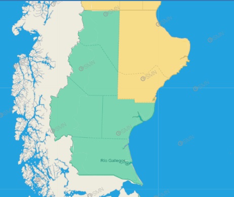 Aumento leve de temperatura en Ro Gallegos, viento y alerta en Santa Cruz