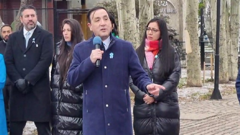 Pablo Grasso, intendente de Ro ,Gallegos. Foto: captura de pantalla. 