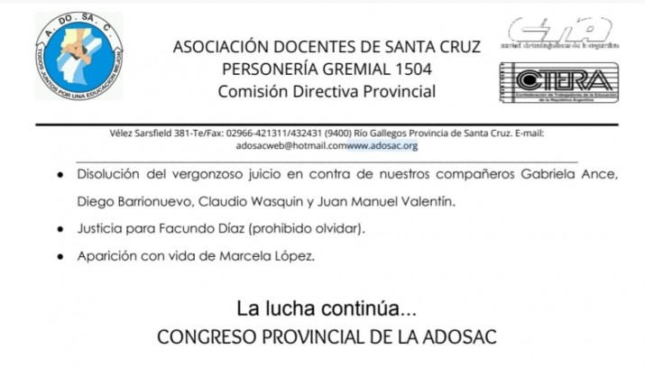 Congreso docente incorpora oferta salarial y determina un da de paro 