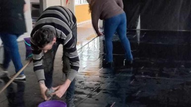 Se inundó Ángeles Especiales y el municipio brindó ayuda