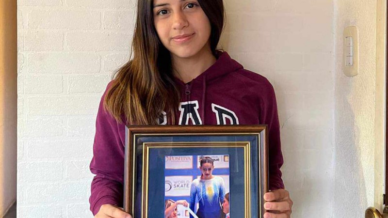 La joven patinadora fue medalla de oro en Colombia